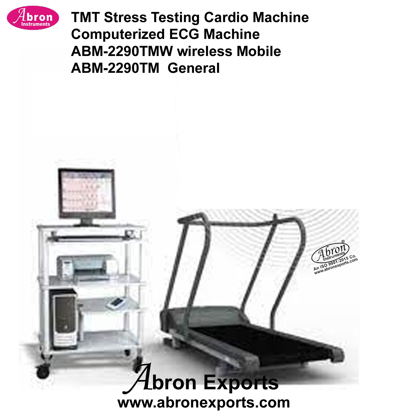 TMT stress testing systems Cardio Computerized ECG machine Surgical Medical Nursing Home Hospital ICU Abron ABM-2290TMWV
